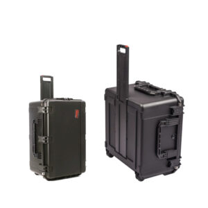 An image of the Lumia Travel Case from two different angles, available along with other photobooth supplies and accessories from ATA Photobooths.