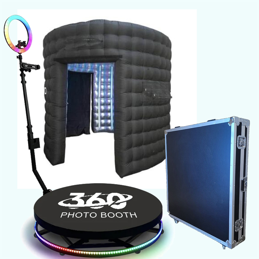 360 Photobooth | 27-32-39 inch Motorized LED Inflatable Bundle Package