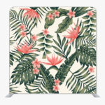 Coral Paradise Single Sided Tension Fabric Backdrop Frame and Fabric Set