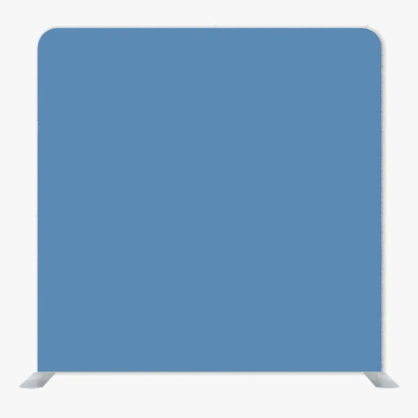 Denim Blue Single Sided Tension Fabric Backdrop Frame and Fabric Set
