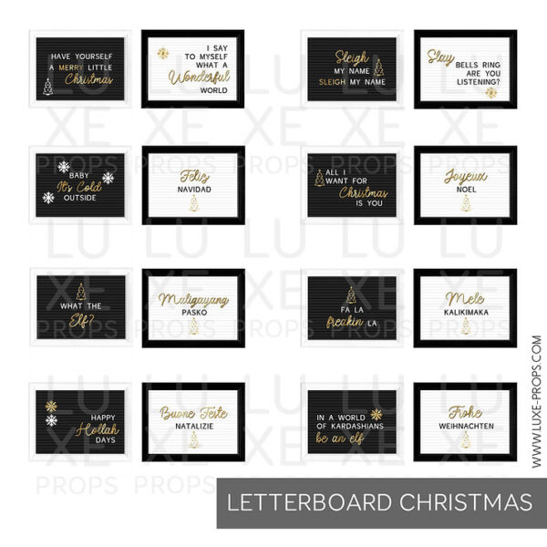 Letterboard Christmas