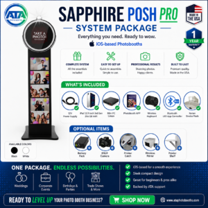 Posh Pro DSLR iPad Photobooth Full System Package