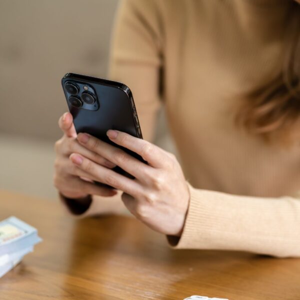 using phone