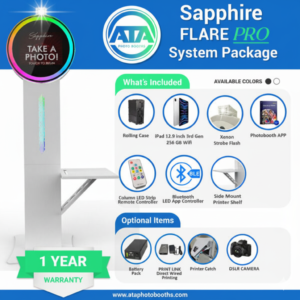 Flare Pro DSLR iPad Photobooth Full System Package