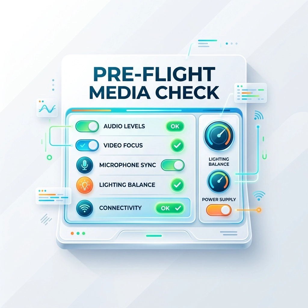 Visual Pre Flight Check The Simple, Foolproof Pre-Flight Media Check for Pros